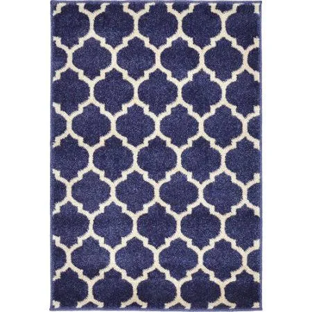 Coughlan Dark Blue Rug Charlton Home Rug Size: Square 8&