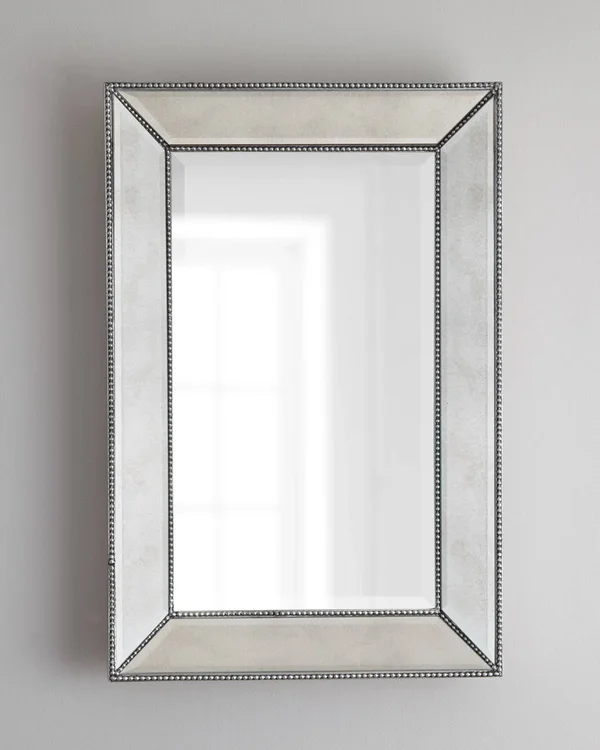 Bassett Mirror M3340B Beaded Wall Mirror