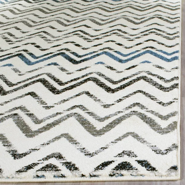 Safavieh Evoke 498 Cream, Blue 5&-1x22 x 7&-6x22 Rug
