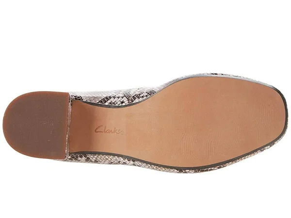 Clarks Women's Marilyn Leah Shoes - Natural Snake Synthetic