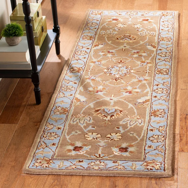 Safavieh Heritage Beige/Blue 6 ft. x 6 ft. Round Area Rug