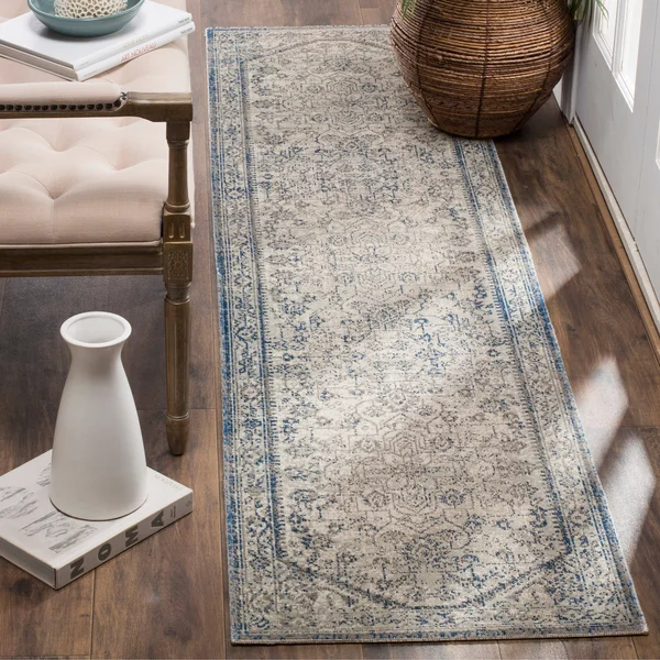 Safavieh Patina PTN318C Light Grey - Blue 8& x 10& Area Rug