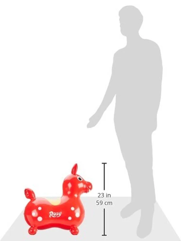 Gymnic 8002 Rody Horse Ride On - red