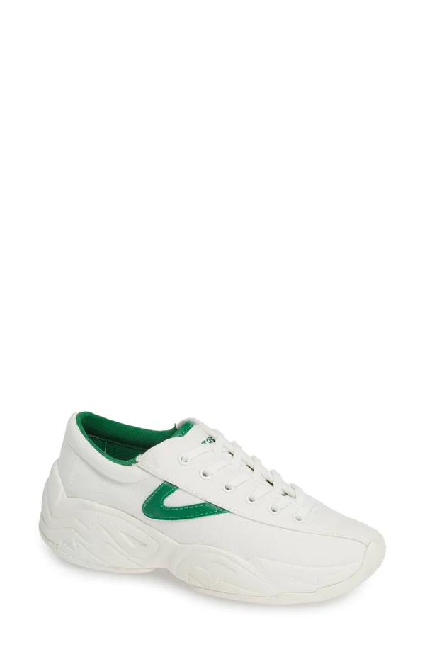 Tretorn Nylite Fly (Vintage White/Green) Women's Shoes