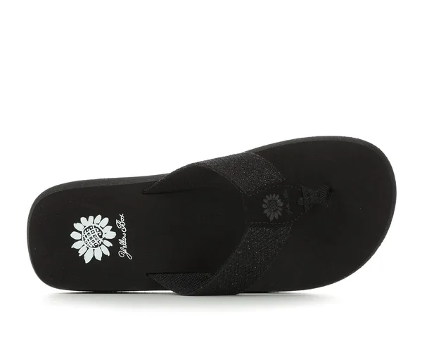 Yellow Box Women's Rene Sandal, Black, 8