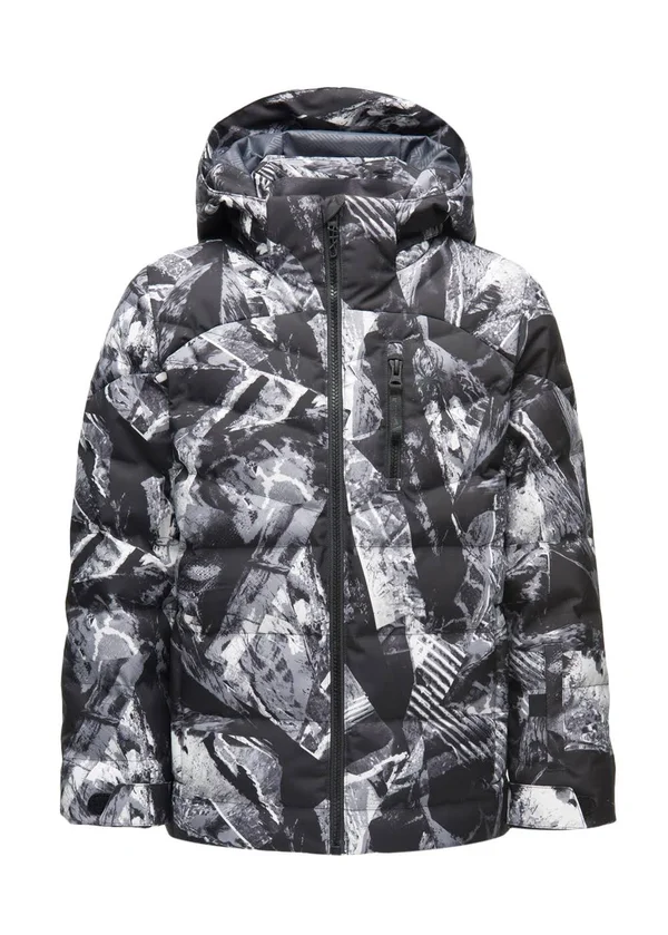 Spyder Boys& Impulse Synthetic Down Jacket - 12 - Frozen in Time Print