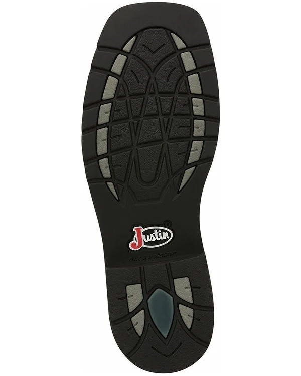 Justin Men's Driller Western Work Boots - Steel Toe