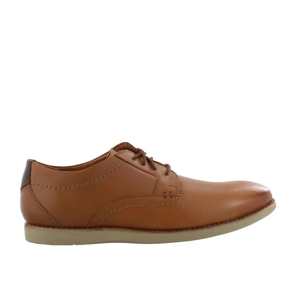 Clarks Men's Raharto Plain Toe Oxford Shoes, Dark Tan, 9 M