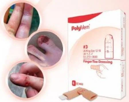 PolyMem Adhesive Dressing - Ring Size 8