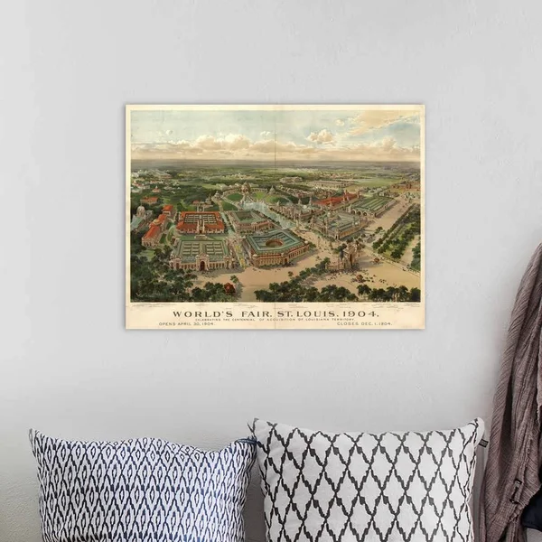 St Louis Worlds Fair - Canvas Wall Art, 24x18, Great Big Canvas