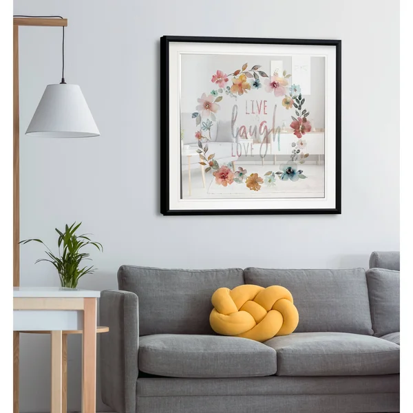 Live Laugh Love -Framed Giclee Print - 38x38