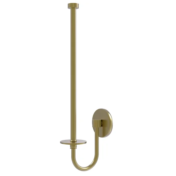 Allied Brass 1025U-SBR Skyline Collection Wall Mounted Paper Towel Holder Satin Brass