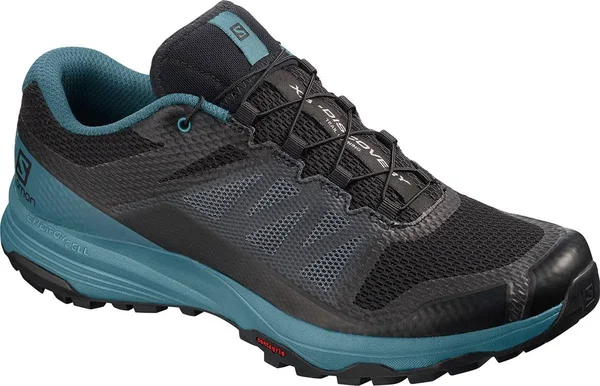 Salomon XA Discovery Mens Trail Running Shoes Black/Mallard Blue/Ebony UK 12