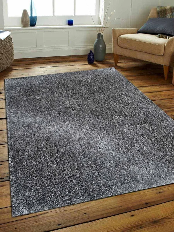 Get My Rugs K00111T00Y13A1 3 x 5 ft. Hand Tufted Polyester Shag Area Rug Solid - Dark Green