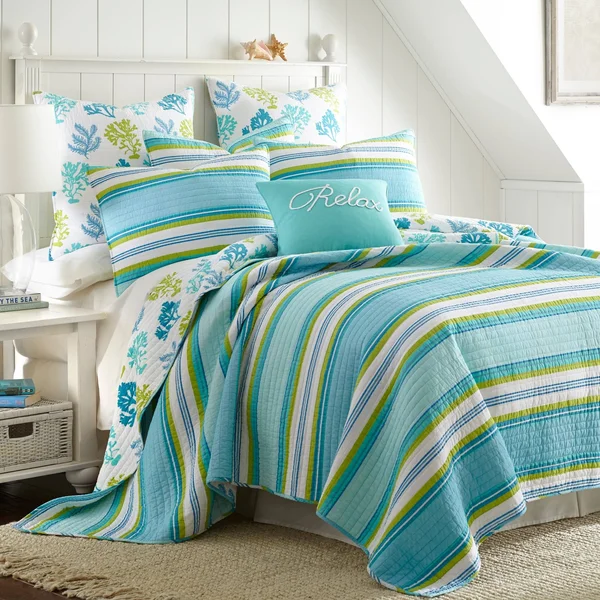 Levtex Home Cozumel Reversible Full/Queen Quilt Set