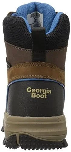 Men's Brown Georgia Boot Blue Collar Composite Toe Waterproof Work Hiker Size 11(Wide)