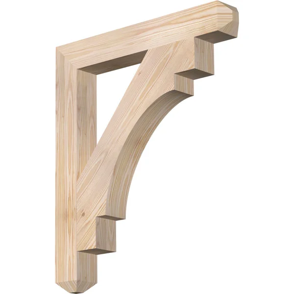 3 1/2x22W x 26x22D x 30x22H Merced Craftsman Smooth BRACKET, Douglas Fir