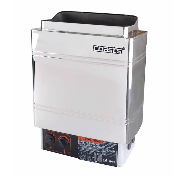 Coasts Am90mim Sauna Heater 9kW 240V Inner Controller Stainless Steel Shell for Spa Sauna Room