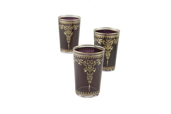 Moroccan Morjana Glass (Set of 6) Finish: Purple