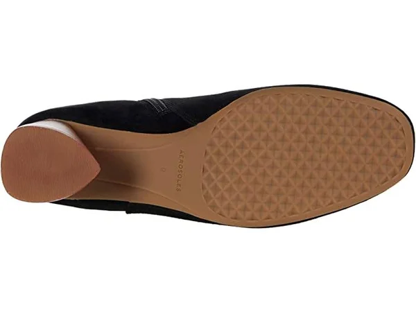 Aerosoles Myla Black Suede - B - Medium, 7