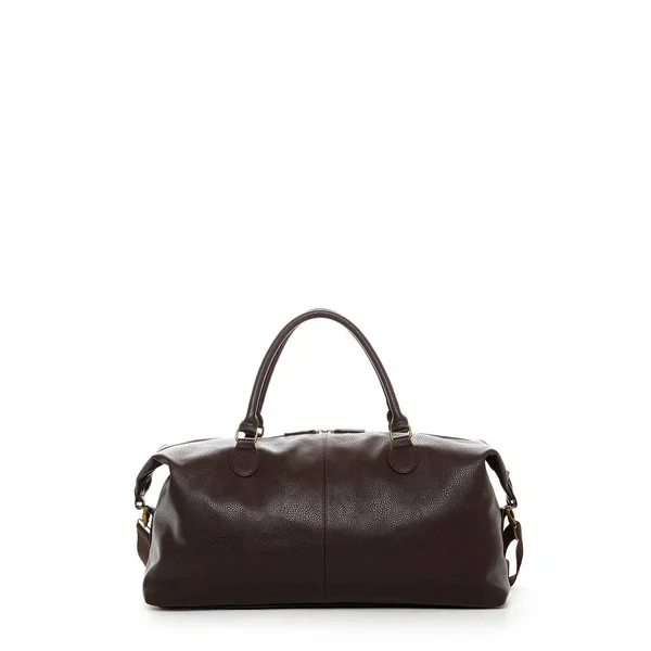 Gunner Vegan Leather Duffle Bag - Brown