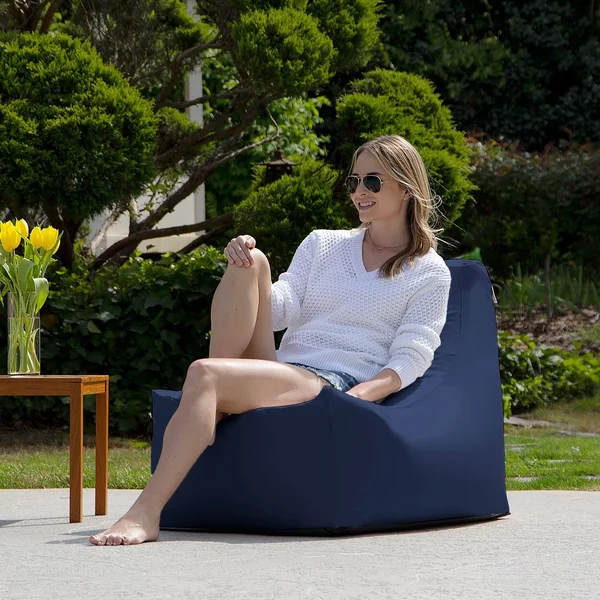 Jaxx Juniper Outdoor Bean Bag Patio Chair - Navy