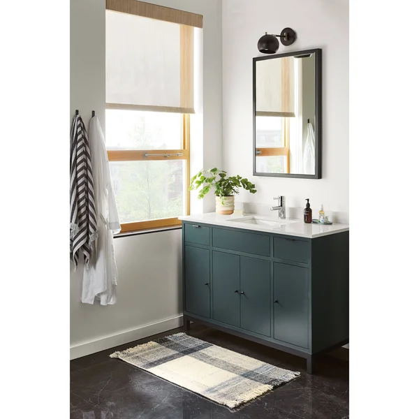 Room & Board, Modern Soho Mirror 1.5D 30W 40H in Taupe Grey