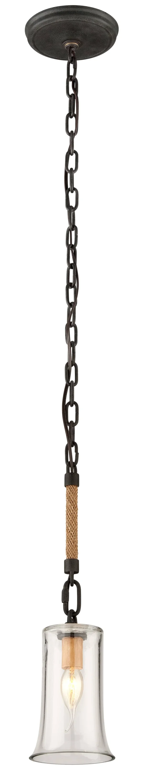 Troy Lighting Pier 39 1 Light Pendant Small Shipyard Bronze F3622