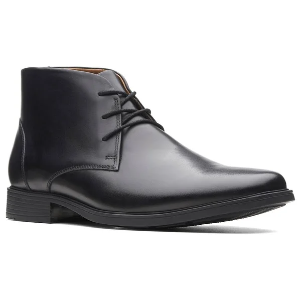 Clarks Men's Tilden Top Chukka Boot, Size: 10 M, Black
