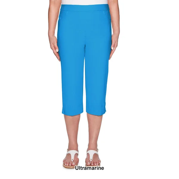 Alfred Dunner Women's Plus Size Clam Digger Capris