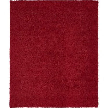 Angeline Cherry Red Area Rug Hashtag Home Rug Size: Rectangle 8& x 10&