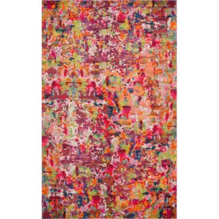 Bungalow Rose Piotrowski Magenta Area Rug - Size: Rectangle 10&6 inch x 16&5 inch, Red