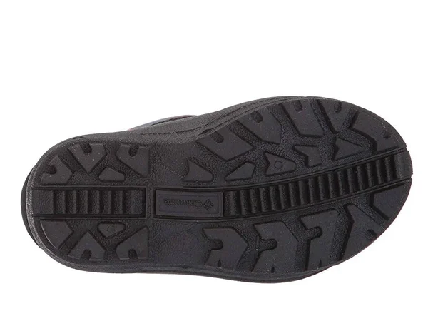 Columbia Unisex Children's Powderbug Forty Print Boot - Size: 12, Graphite/Flame