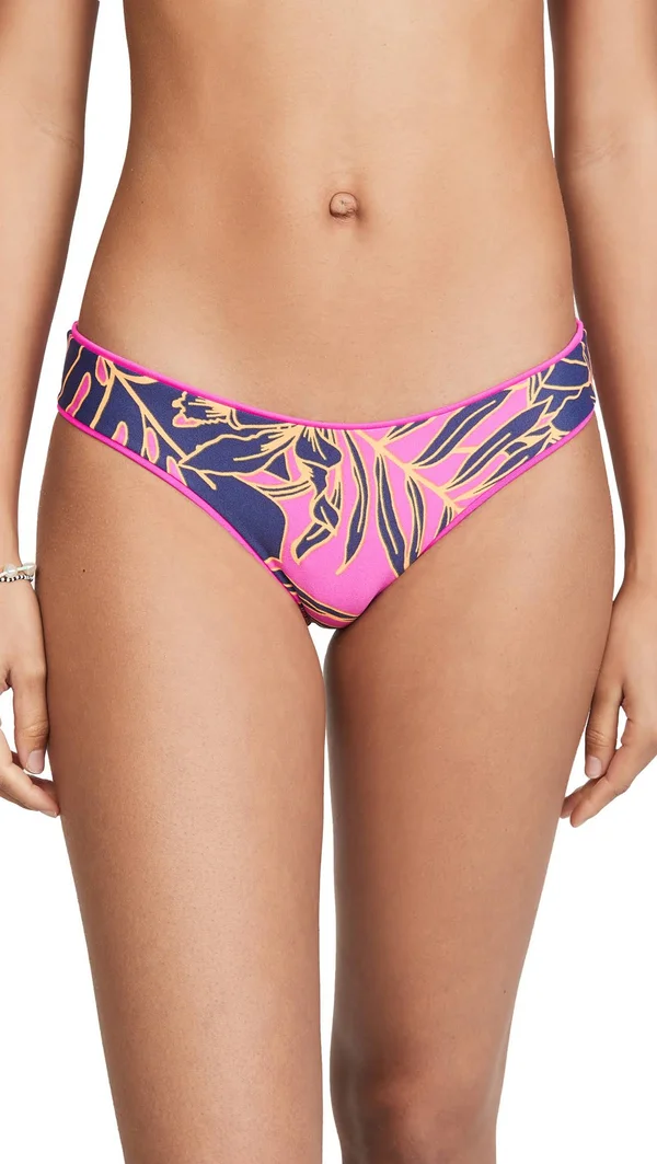 Maaji Sublime Signature Cut Reversible Bikini Bottom - Women's Hibiscus Pink - XL