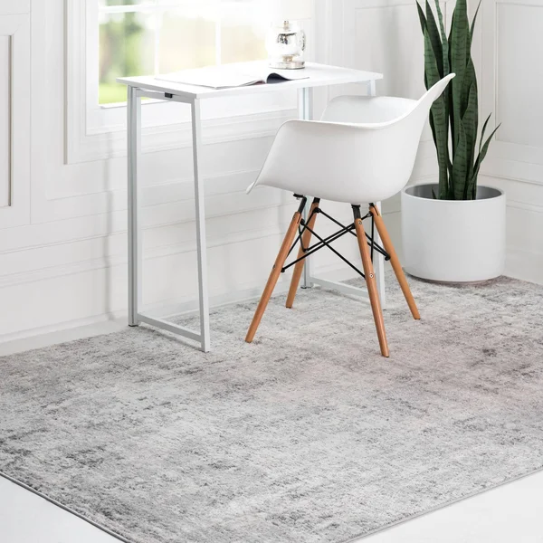 Caspian 5x8 Gray Abstract Area Rug