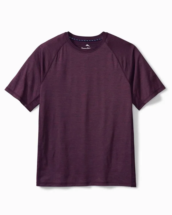 Tommy Bahama Men's Delray IslandZone Crewneck T-Shirt - Sugar Plum - Size S