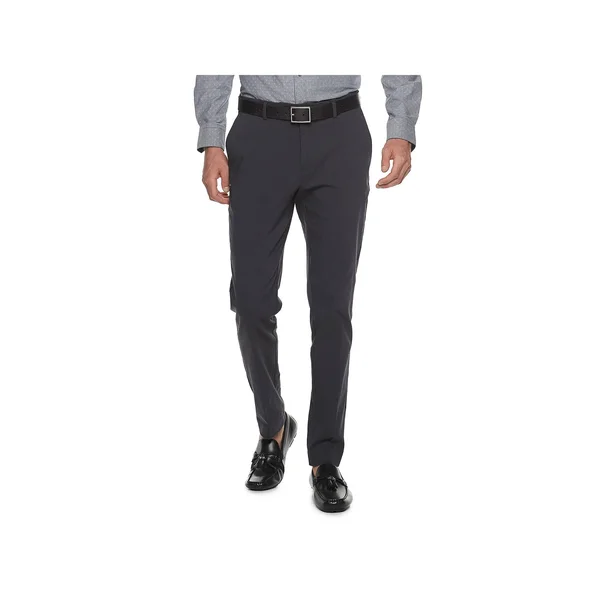 Men's Apt. 9 Slim-Fit Performance Stretch Dress Pants, Size: 29X32, Grey