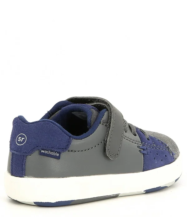 Stride Rite M2P Maci (Toddler) Grey/Navy - Toddler Boy's, Size: 5