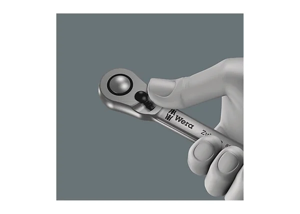 Wera 05004063001 Zyklop Ratchet 1/2x22 Drive w/ Push-Through Square, 36 x 37mm