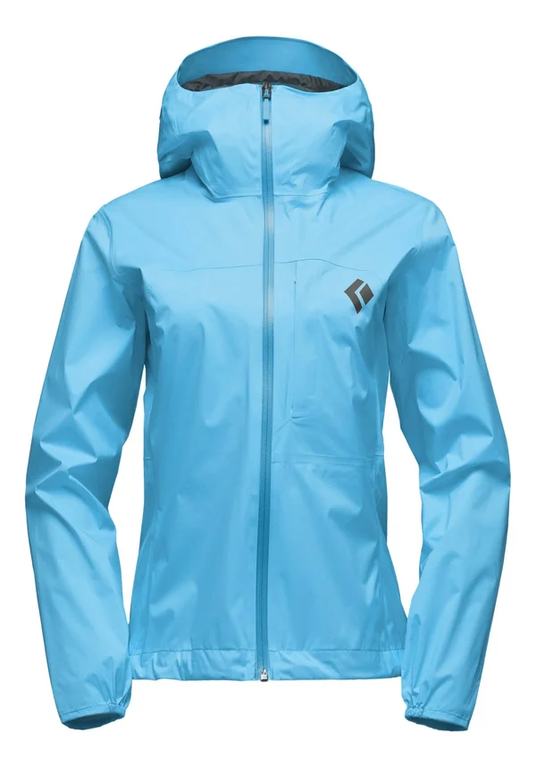 Black Diamond Women's FineLine Stretch Rain Shell Jacket Blue XL