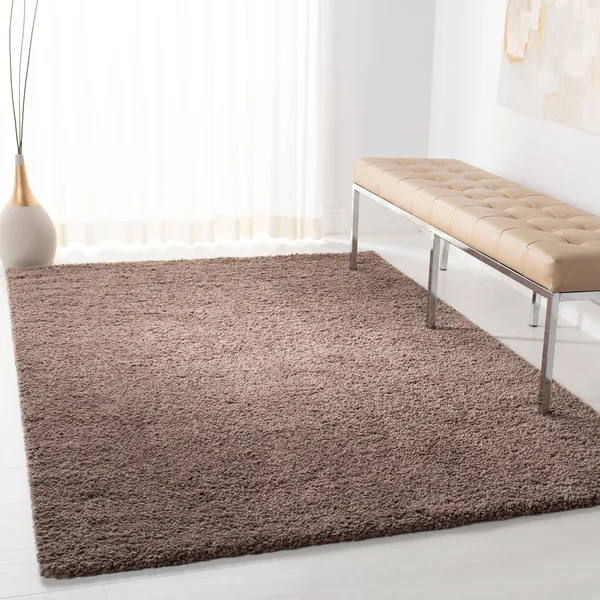 Safavieh Area Rug, August Shag, Taupe, 4& x 6&