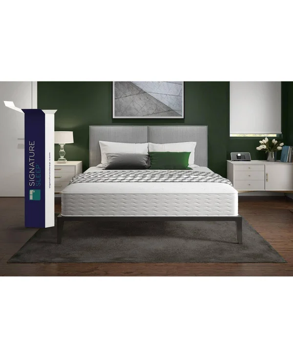 Estelle 10x22 Hybrid Foam & Coil King Mattress White