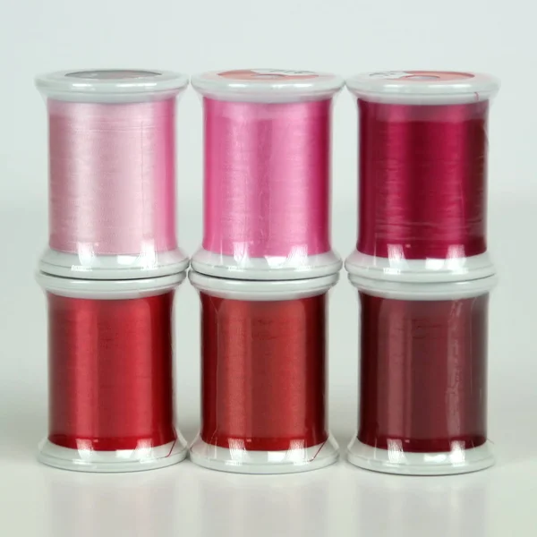 Kimono Silk Collection Reds - 6 Spools, Superior Threads