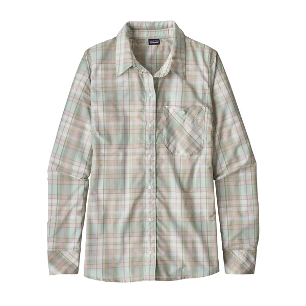 Patagonia Havasu Long Sleeve Shirt Women's, Wawona Plaid/White, Xs