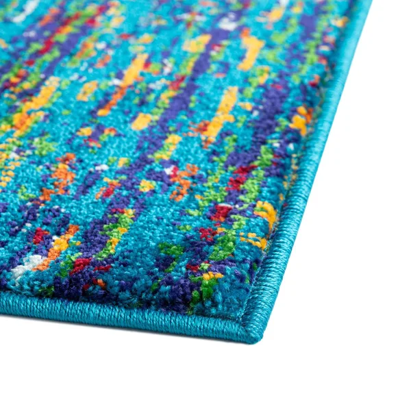Unique Loom Calypso Mento Area Rug - Blue - 5' 3 x 8' 0