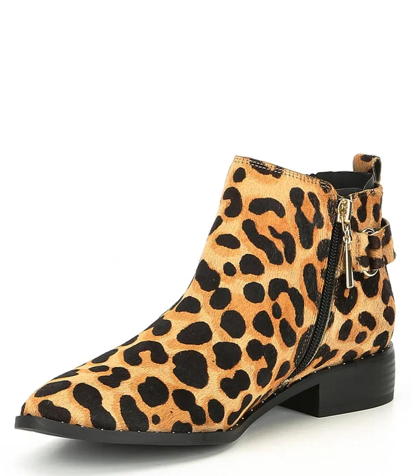 Steven Chavi Booties Leopard 6