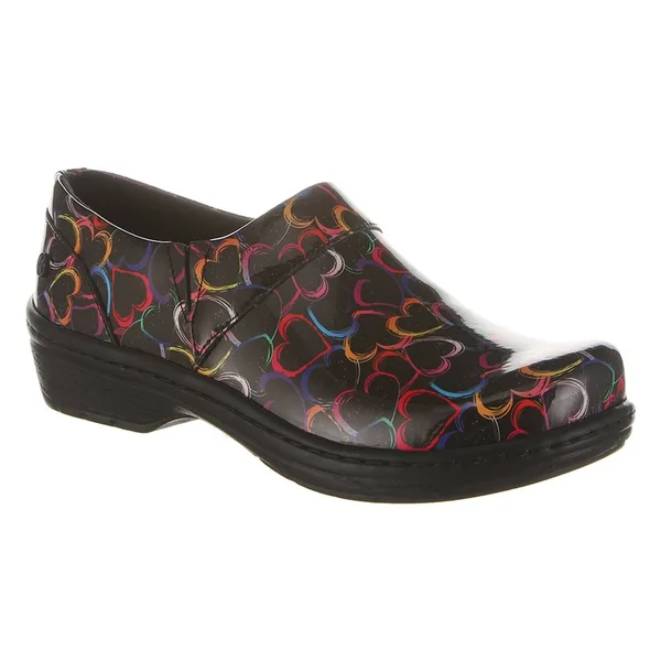 Klogs Women's Mission, Size: 11, Hearts Patent Leather