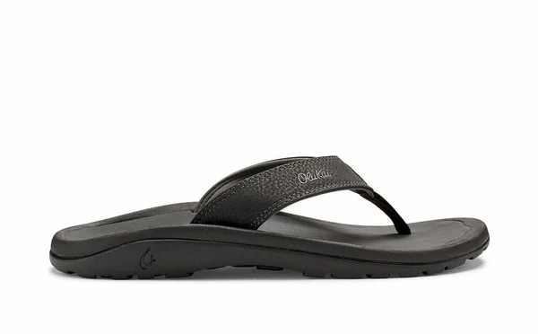 Olukai Men's Ohana Black - Dark Shadow, 8