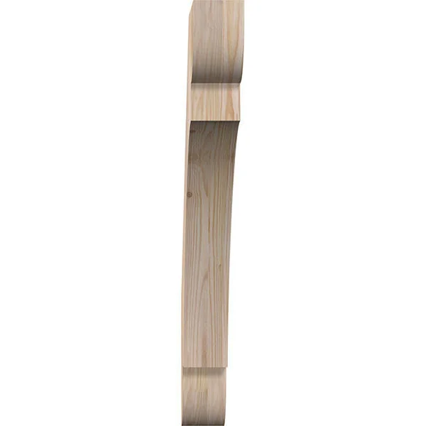 Ekena Millwork 3 1/2x22W x 32x22D x 32x22H Olympic Smooth Brace, Douglas Fir