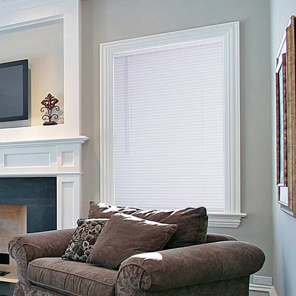 Lotus & Windoware 1x22 Cordless Vinyl Mini Blind, 15x22 x 84